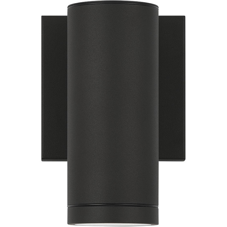 Plaza 60 LED 6.3 inch Black Outdoor Wall Mount